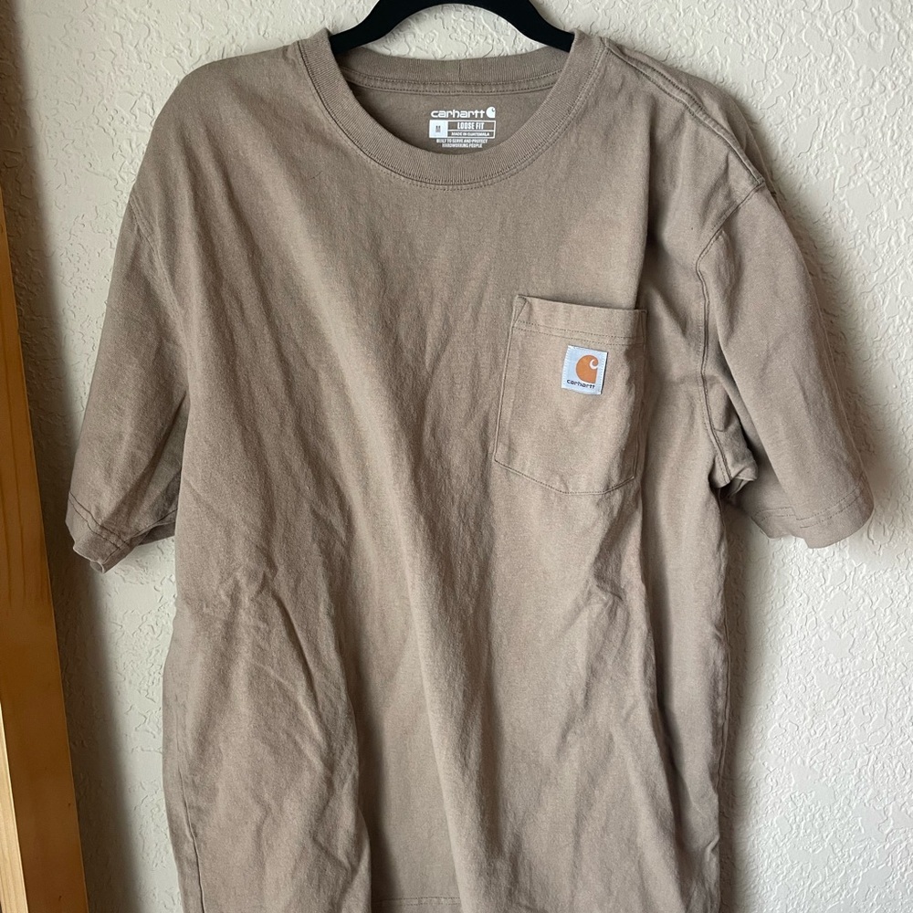 Carhartt Tan Pocket T-Shirt